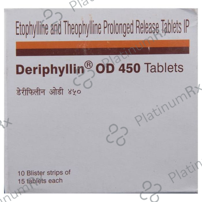 Deriphyllin OD 450mg Tablet PR 15s