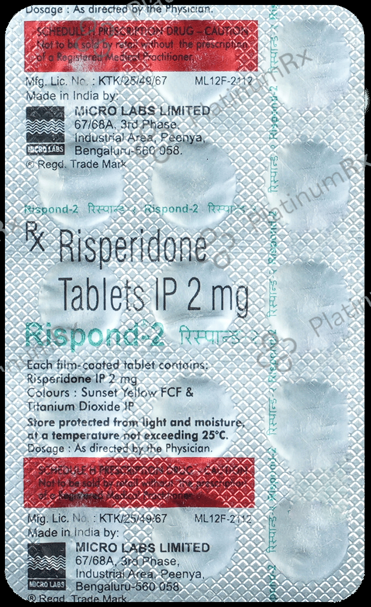 Rispond 2mg Tablet 15s