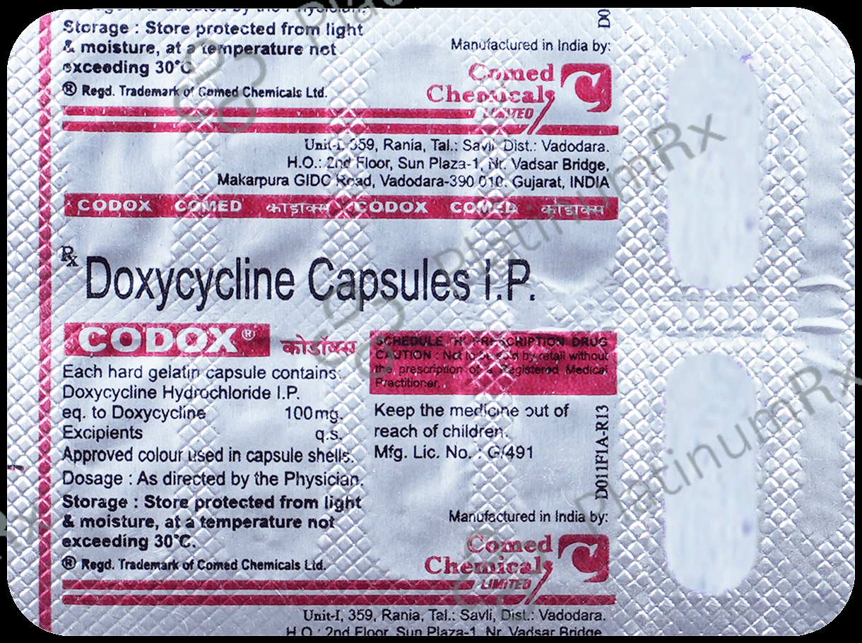 Codox 100mg Capsule 10s