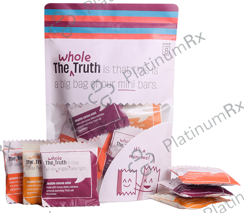 The Whole Truth Mini Protein Bar (27gm Each) - Flavour The Peanut Party