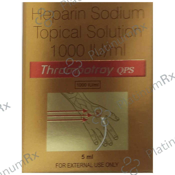 Thrombotroy QPS 1000IU Solution 5ml