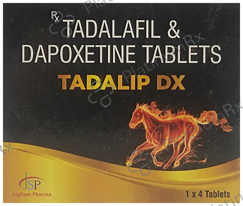 Tadalip DX 10mg/30mg Tablet