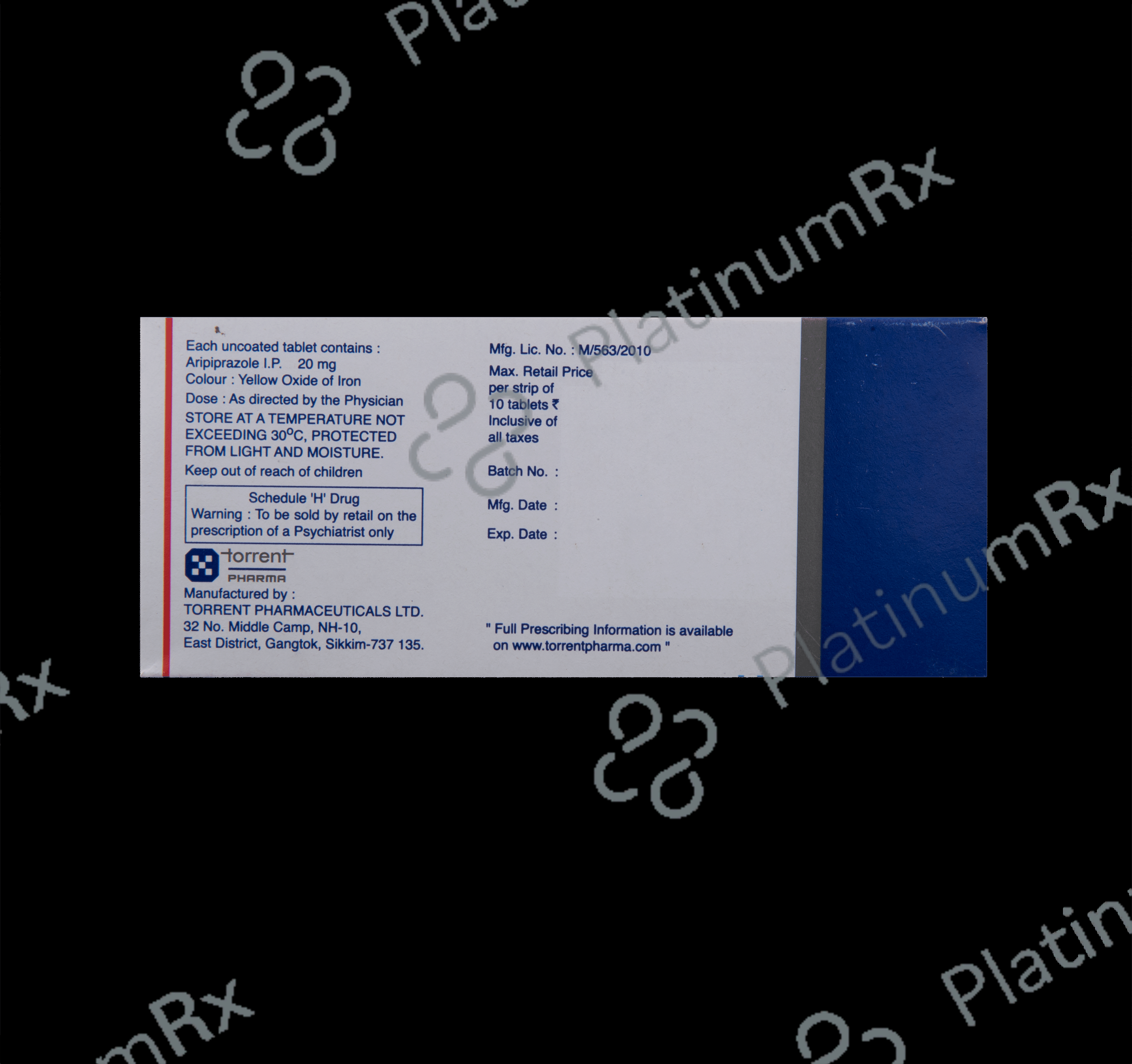 Arip MT 20 Tablet 10 Tablet