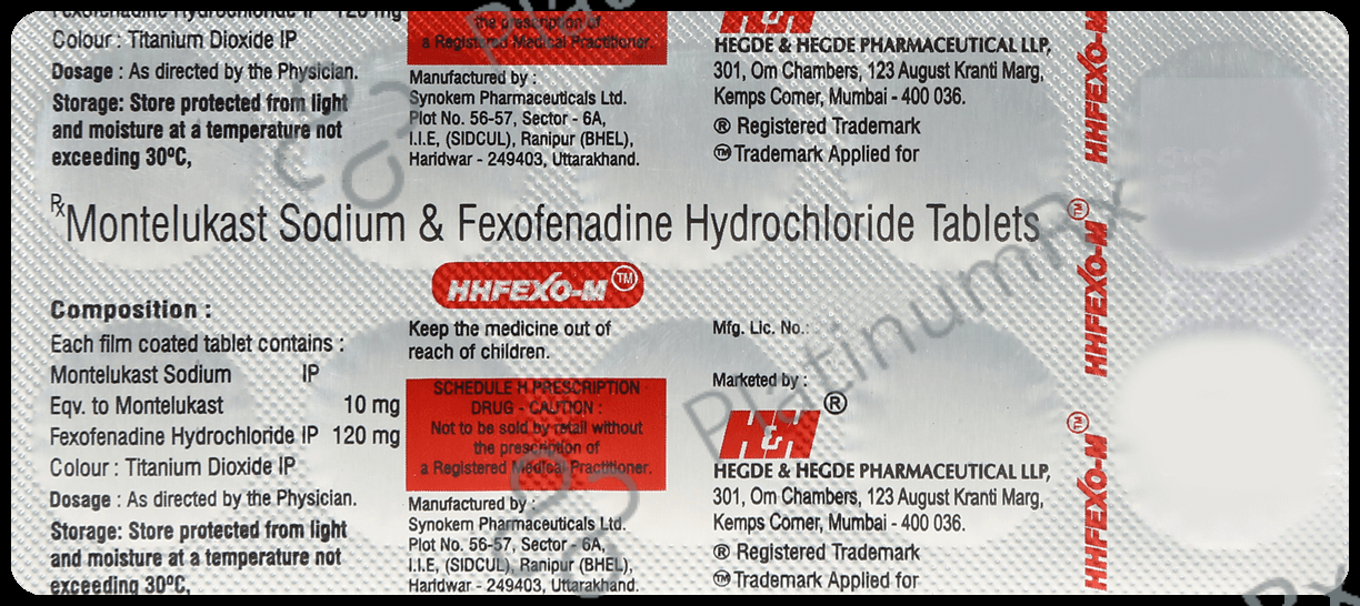 Hhfexo M 10/120mg Tablet 10s