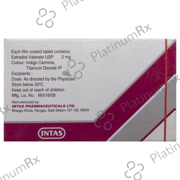 Evadiol 2mg Tablet 28s