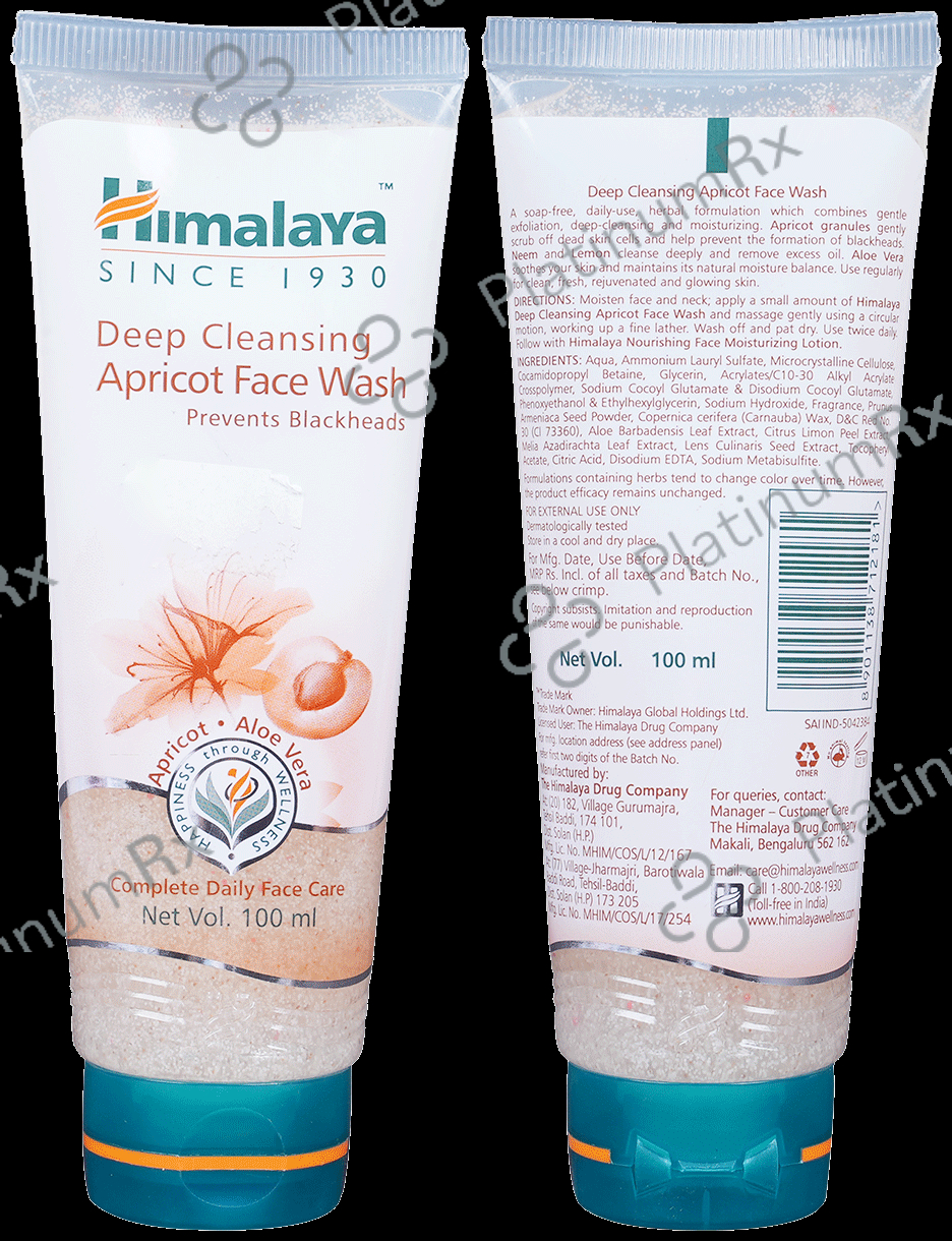 Himalaya Deep Cleansing Apricot Face Wash
