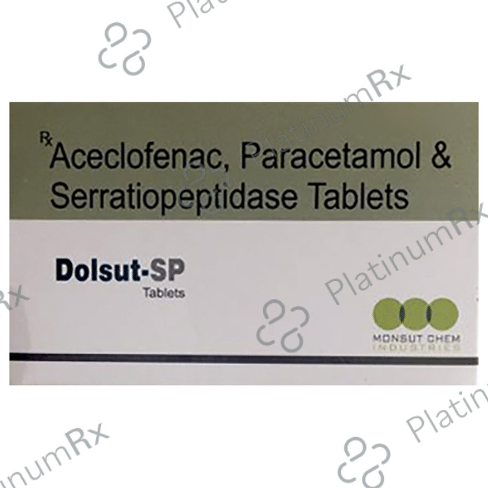 Dolsut SP 100mg/325mg/15mg Tablet