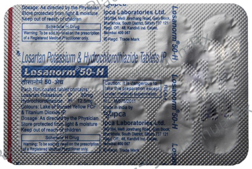 Losanorm 12.5/50mg Tablet 10s