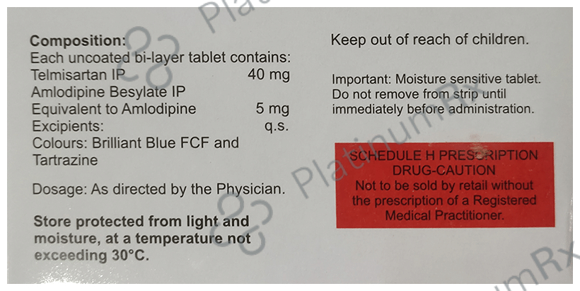 Telvas AM 5/40mg Tablet 15s