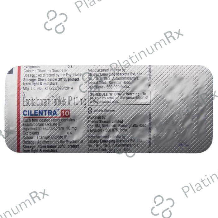 Cilentra 10mg Tablet 10s