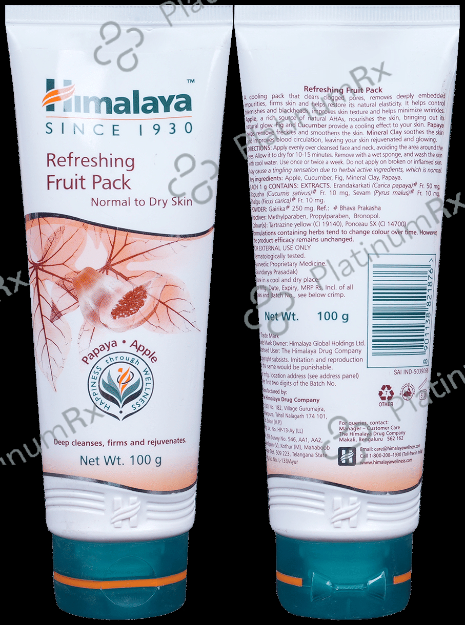 Himalaya Refreshing Fruit Face Pack 100 gm