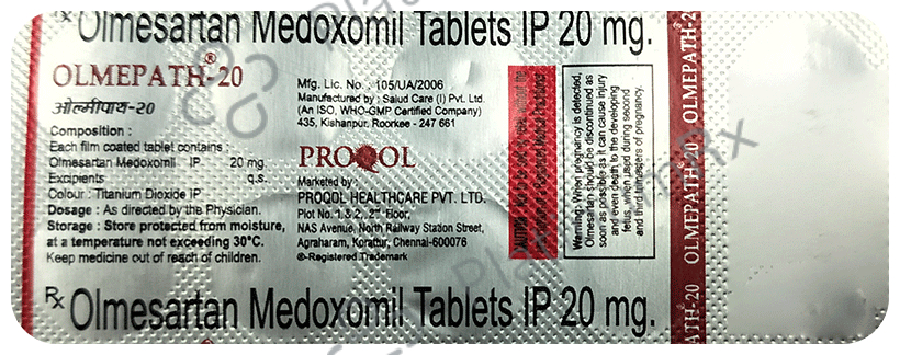Olmepath 20mg Tablet