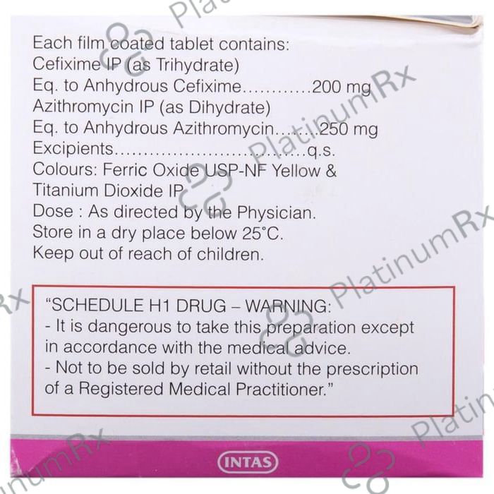 Ceftas AZ 250 Tablet