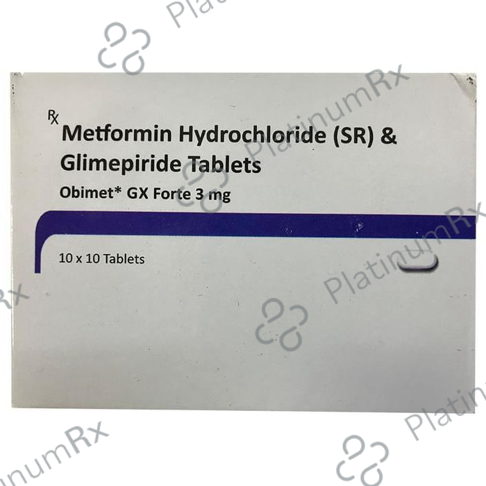 Obimet GX Forte 3/1000mg Tablet SR 10s