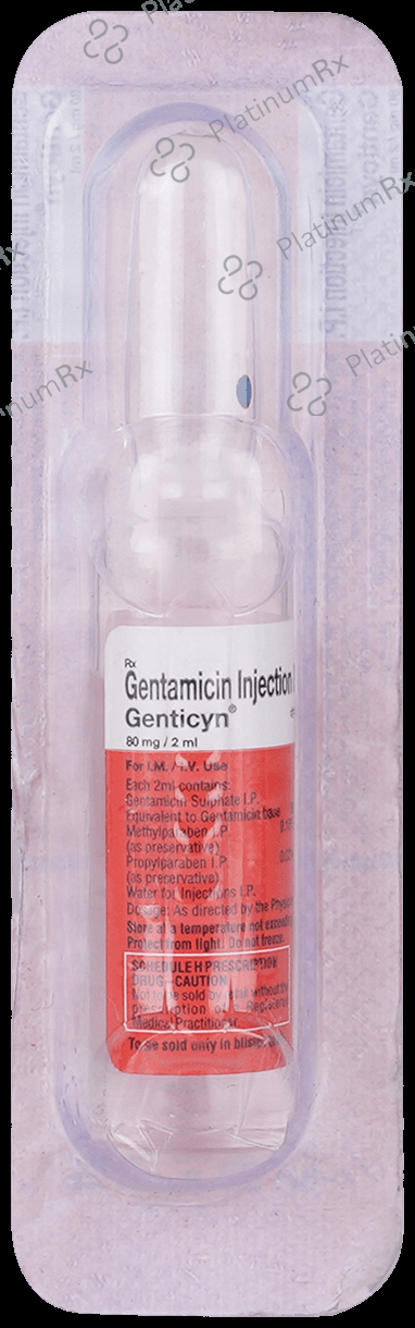 Genticyn 80mg Injection 2ml