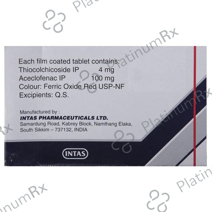 Hifenac TH 100/4mg Tablet 10s