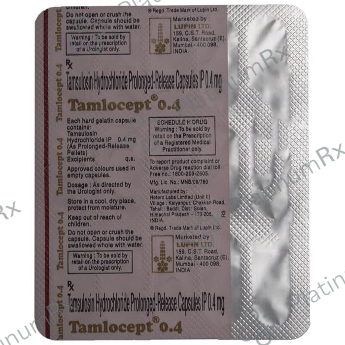 Tamlocept 0.4mg Capsule PR 15s