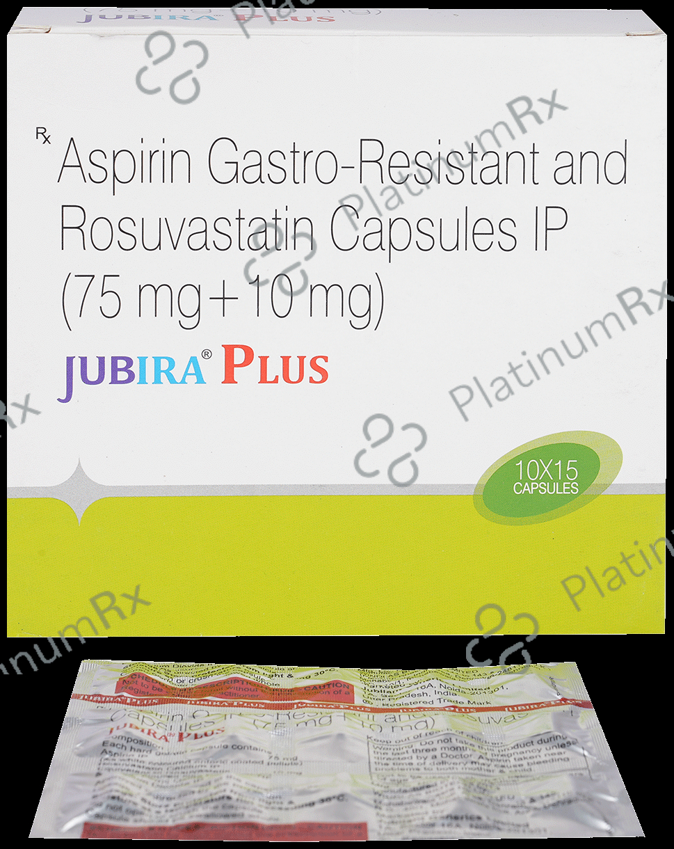 Jubira Plus 75/10mg Capsule 15s