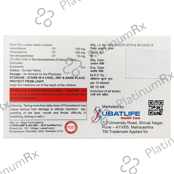 Ubadol-SP Tablet