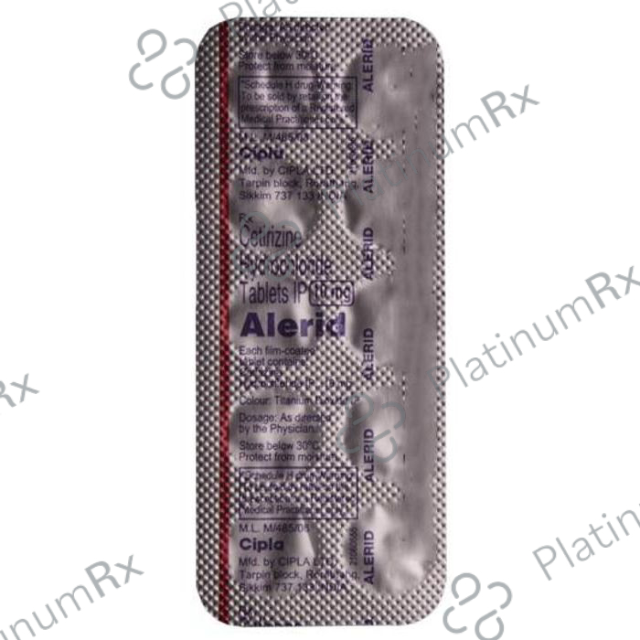 Alerid 10mg Tablet 10s