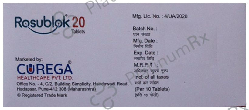 Rosublok 20mg Tablet