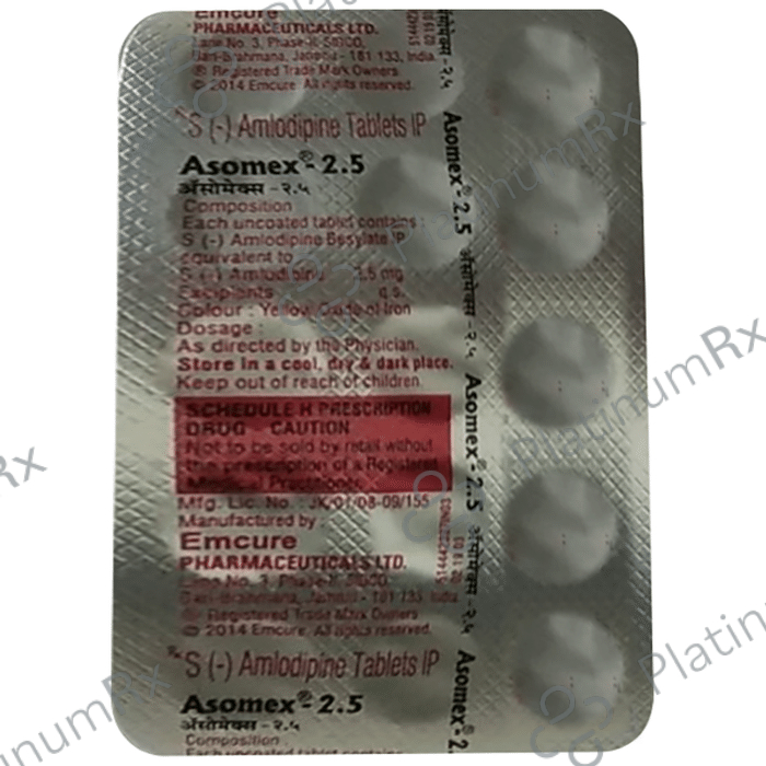 Asomex 2.5mg Tablet 15s