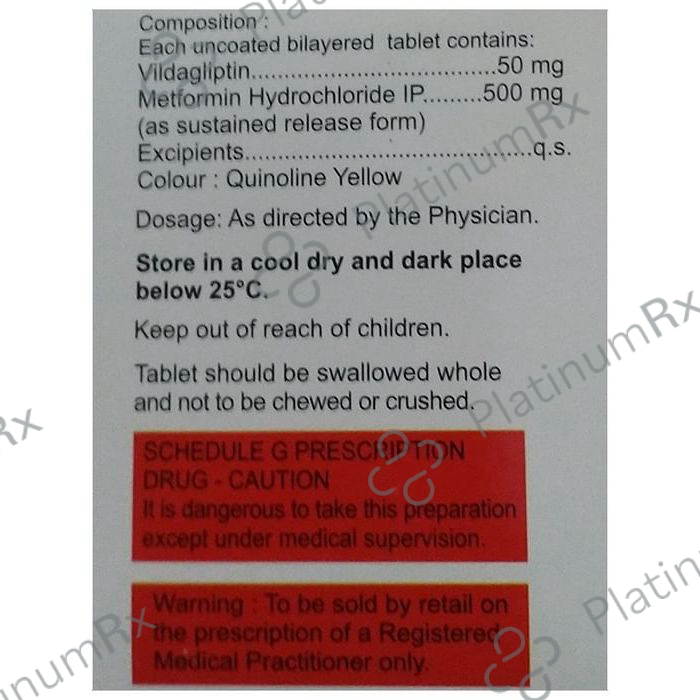 Gluvilda M 50/500mg Tablet SR 15s