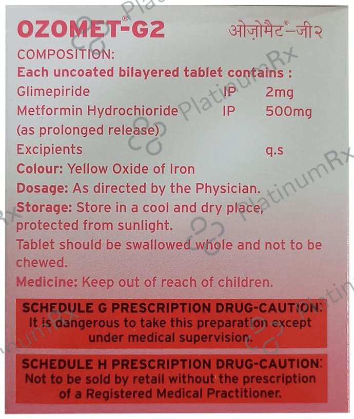 Ozomet-G2 Tablet PR