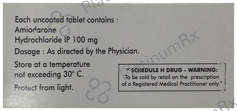 Amiodar 100mg Tablet 10s