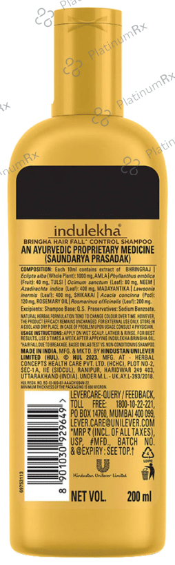 Indulekha Bringha Ayurvedic Shampoo 200ml