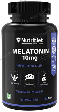 NutritJet Melatonin 10mg Tablet