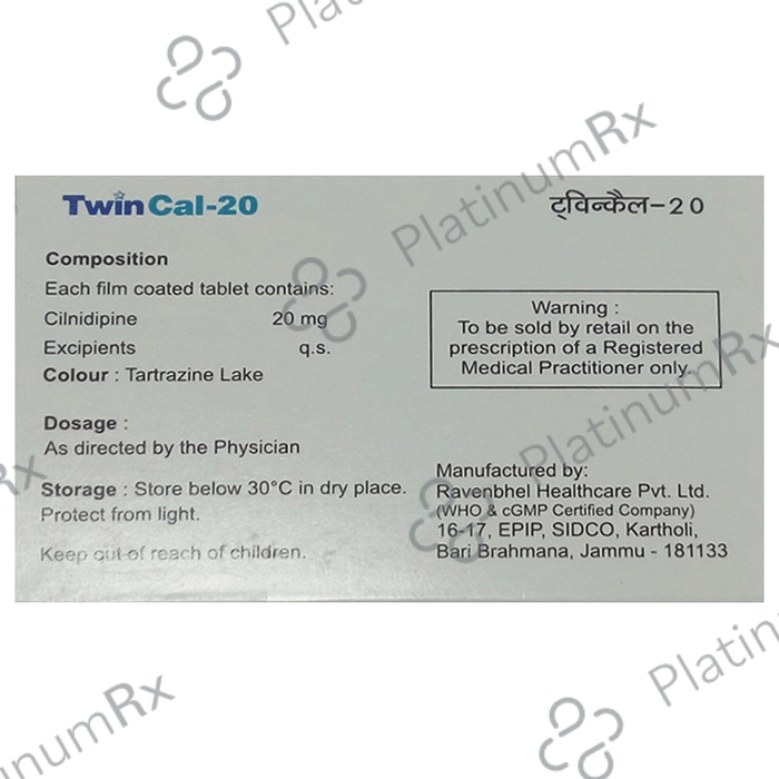 Twincal 20mg Tab 10s