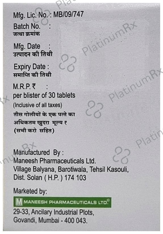 Doxinate Plus Tablet 30s