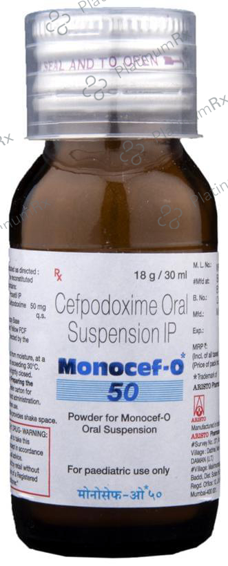 Monocef O 50mg Oral Suspension 30ml