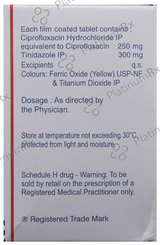 Cifran C TH 250/300mg Tablet 10s
