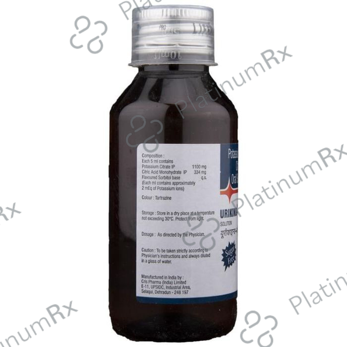 Urikind K 1100/334mg Oral Solution 100ml