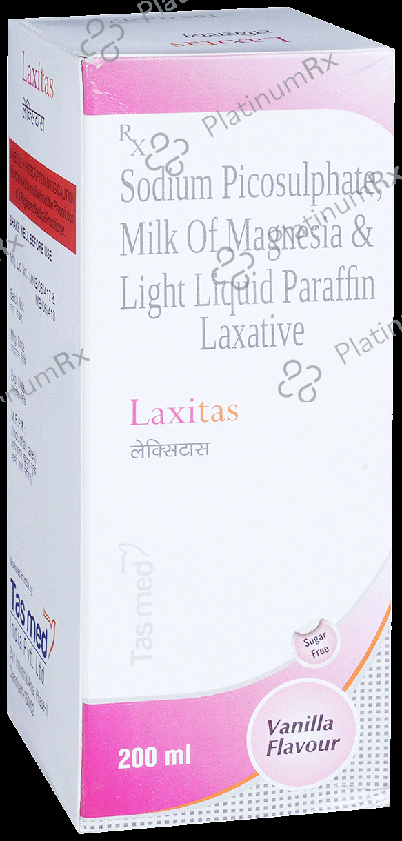 Laxitas Laxative Vanilla Sugar Free