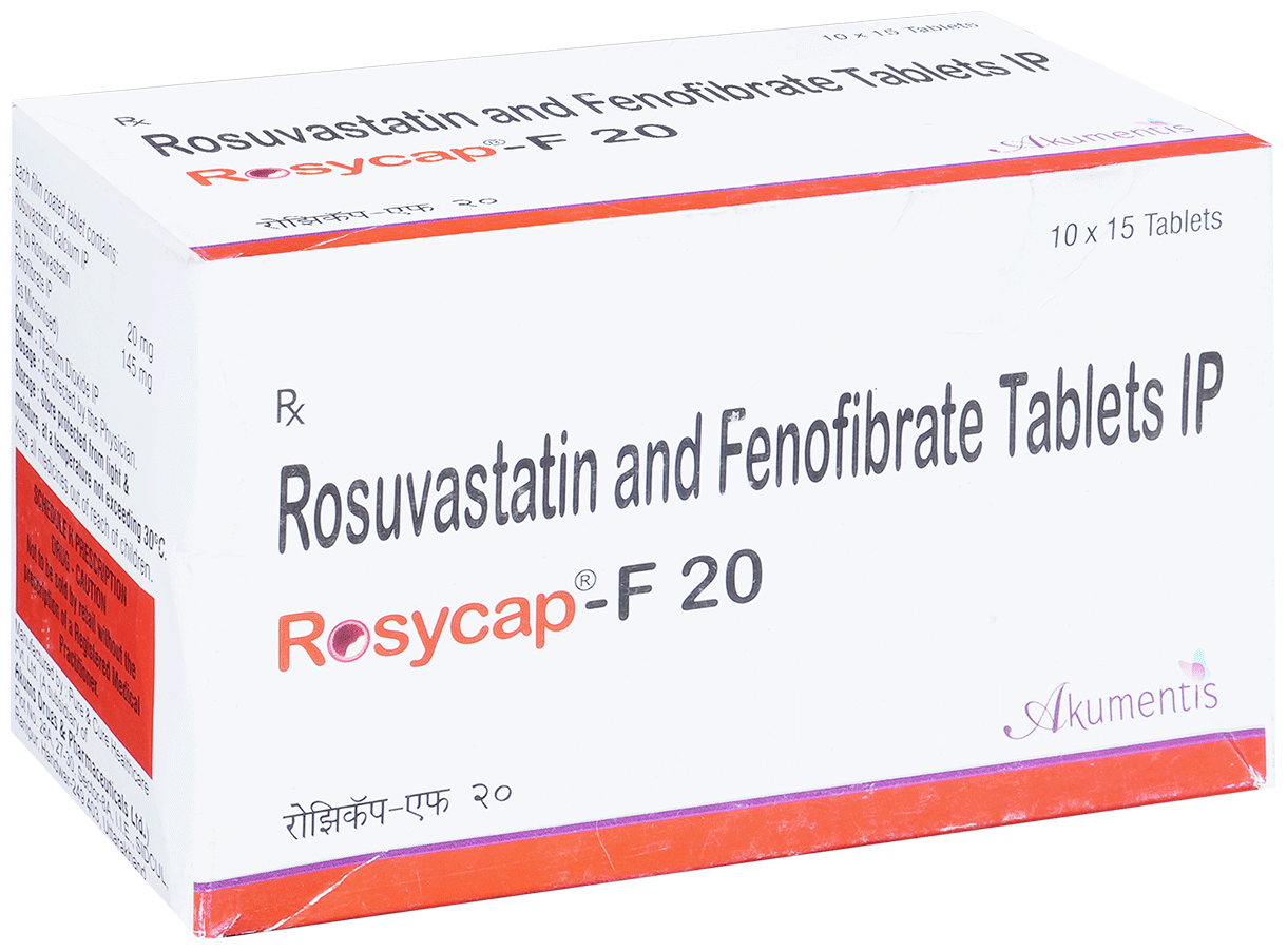 Rosycap F 20/145mg Tablet 15s