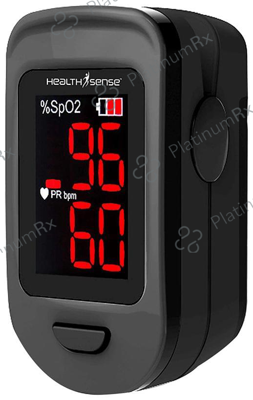 Health Sense FP 900 Accu Beat Fingertip Pulse Oximeter Black