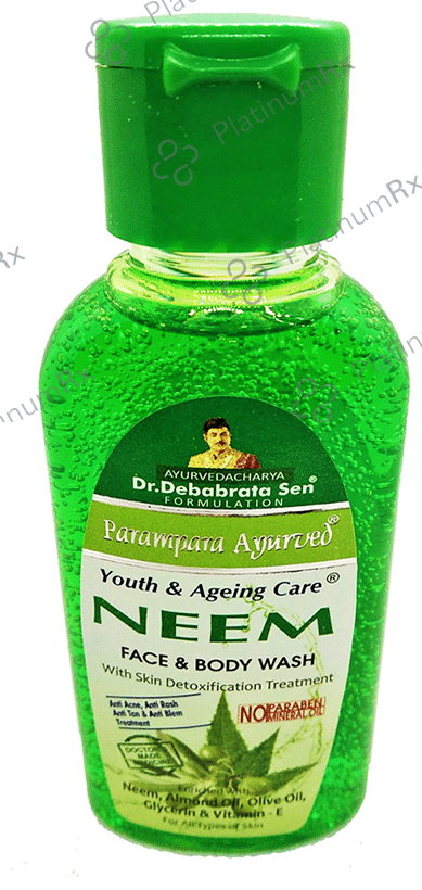 Parampara Ayurved Neem Face & Body Wash (100ml Each)