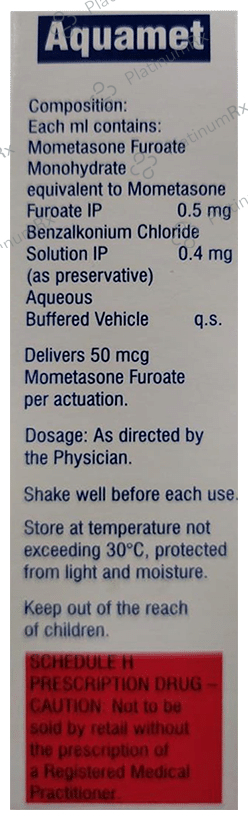 Aquamet 50mcg Nasal Spray 12ml