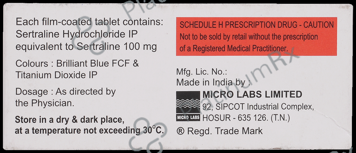Zotral 100 Tablet
