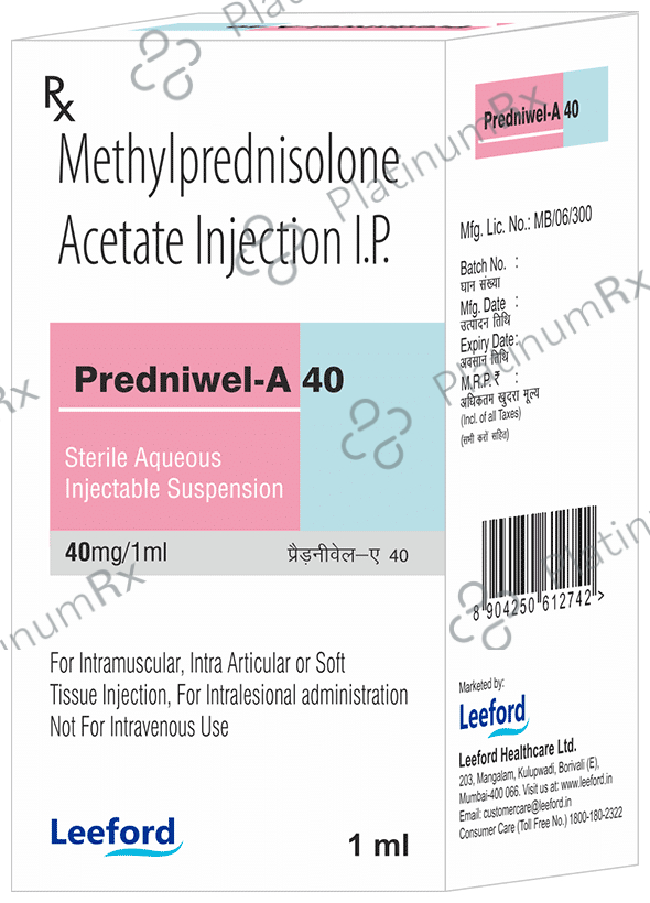 Predniwel A 40mg Inj 1ml