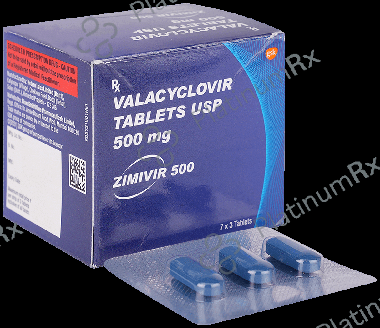 Zimivir 500mg Tablet 3s