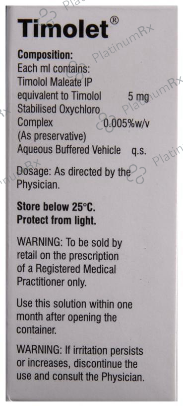 Timolet 0.5% Eye Drop 5ml