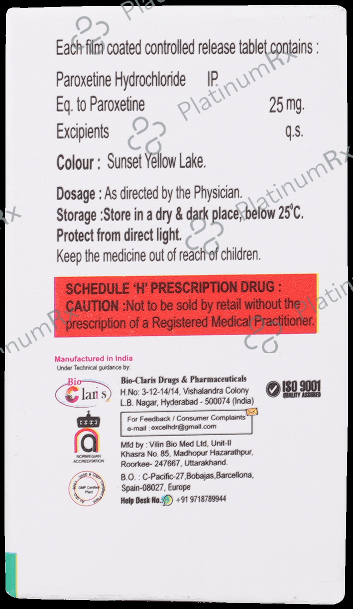 Prium 25mg Tablet CR