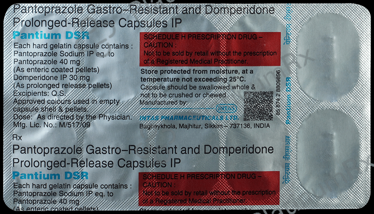 Pantium DSR 30/40mg Capsule PR 10s