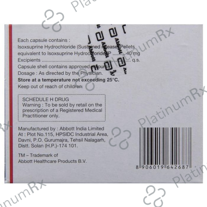 Duvadilan Retard Capsule SR