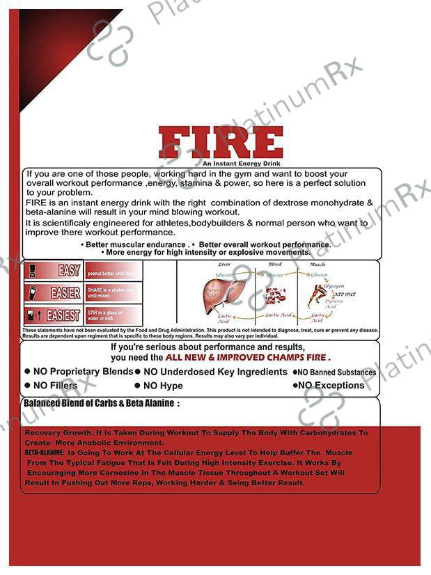 Champs Nutrition Fire Orange 4 lb