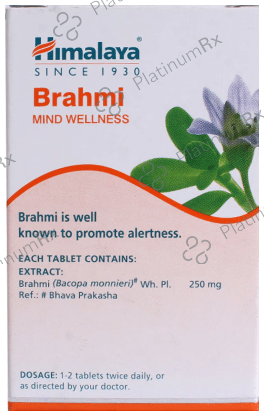 Himalaya Wellness Pure Herbs Brahmi Mind Wellness Tablet 3 bottles